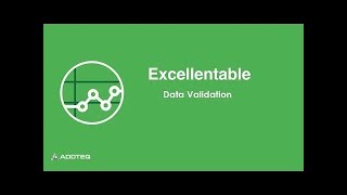 Data Validation in Confluence using Excellentable