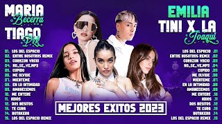 MARIA BECERRA, TIAGO PZK, TINI, EMILIA, LA JOAQUI TENDENCIA 2023 - MEJOR MEZCLA DE CANCIONES 2023