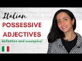 Italian AGGETTIVI POSSESSIVI (Possessive Adjectives) - 📚 Learn How to Use Them! (+Free PDF &amp; Quiz)