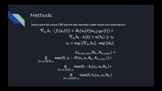 MIT 6.832 Project Presentation: Safe Multi-agent Control under Model Uncertainties