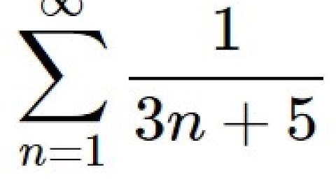 Series: The Limit Comparison Test example 1/6