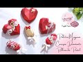 Paletas Magnum  y Corazón Diamante relleno de pastel | Paletas Love | Corazón geométrico