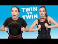 TWIN vs TWIN playing Ring Fit Adventure  - Merrell Twins