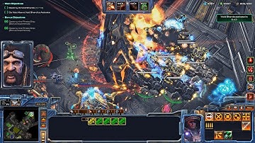 SC2 CXL Co-Op Rifts to Korhal  ▏ "Spear of Your Doom" Swann Custom Play [Prestige : Flying Fortress]