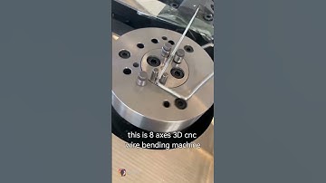 3D CNC wire bending machine /wire forming machine  #wirebendingmachine #machine #wirefactory