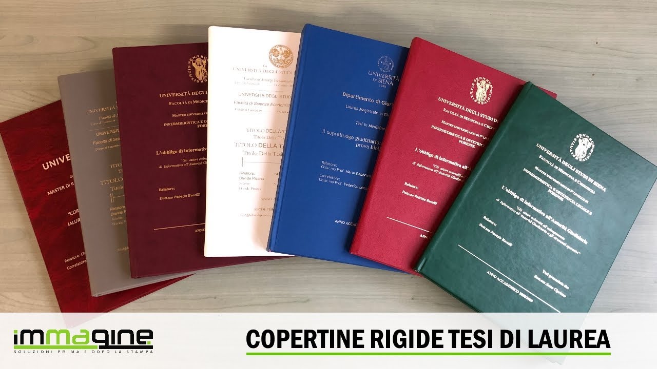 Tesi Copertina Rigida Personalizzata – Wardag