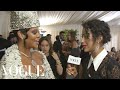 Rihanna on Her Divine Dress and Co-Hosting With Anna Wintour | Met Gala 2018 With Liza Koshy