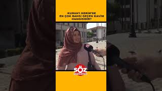 Kuranı Kerimde En Çok Bahsi Geçen Kavim Hangisidir?