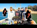 EPIC Catch and Cook on GOOGAN PONTOON BOAT!