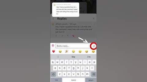 Tutorial on how to reply to a comment with a video // I hope this helps!💗