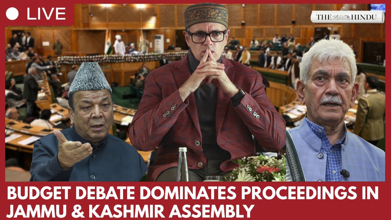 J&K Budget Session LIVE | Budget debate underway in the Assembly