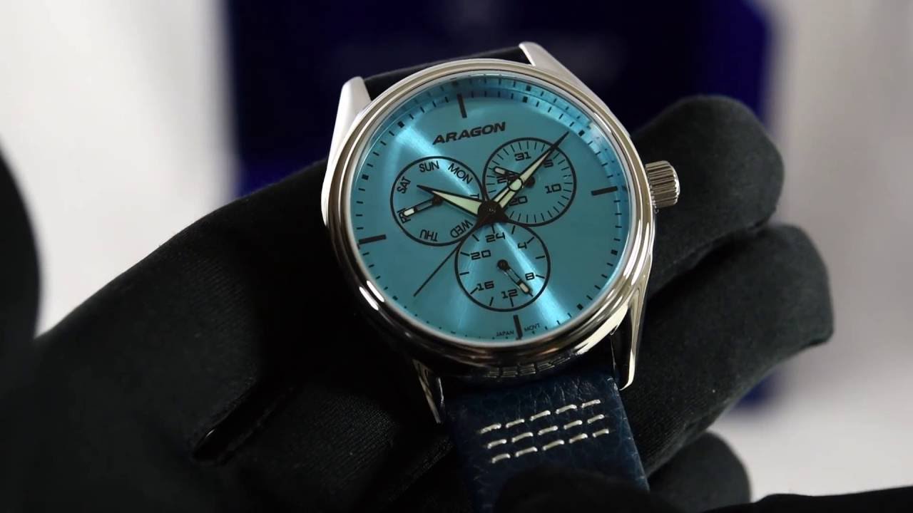 ARAGON Caprice 43 Multifunction A116BLU - SeriousWatches.com