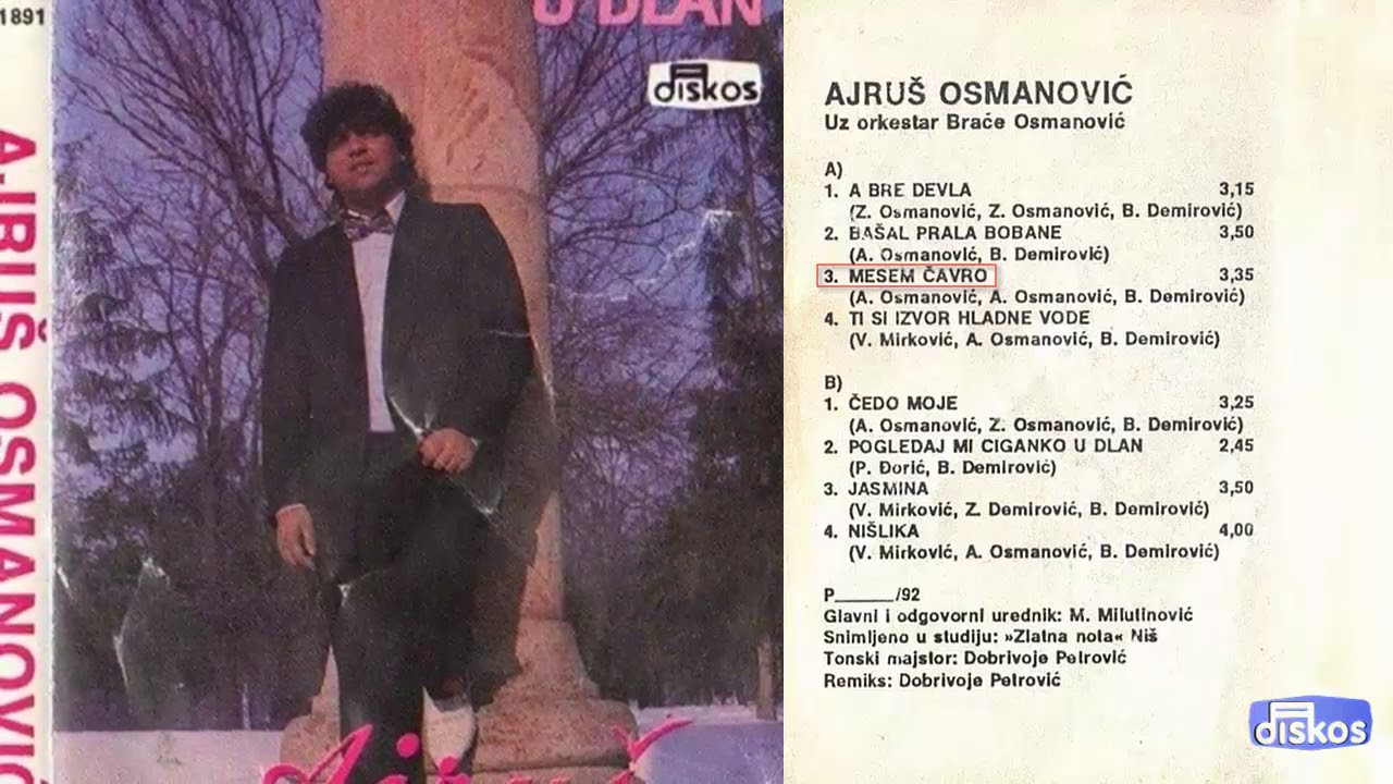 Ajrus Osmanovic - Pogledaj ciganko u dlan - (Audio 1992) - CEO ALBUM