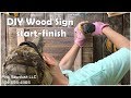 DIY Wood Sign Start to Finish