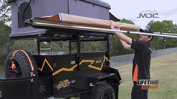 How to: Set up Awining MDC MOD BOX Pop up Camper