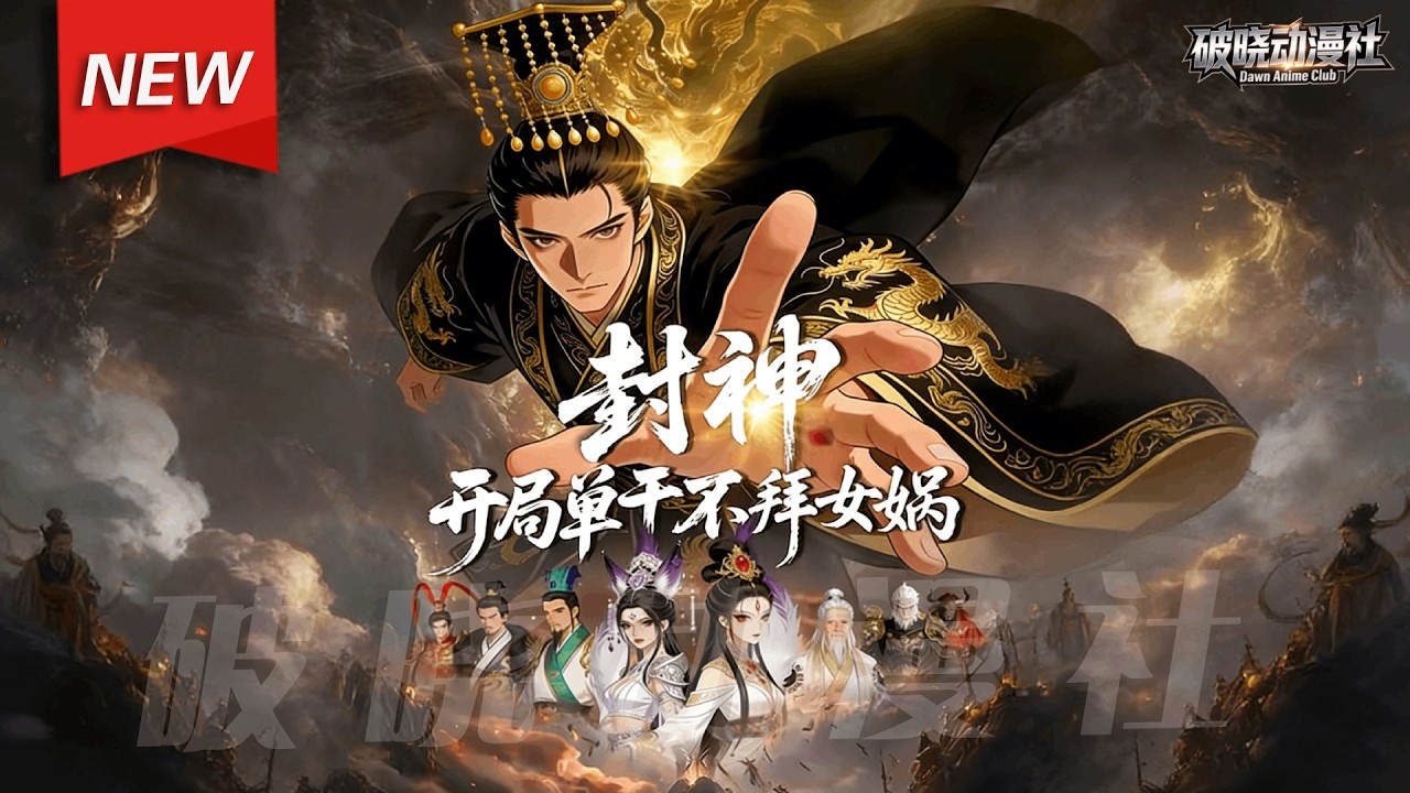 MULTISUB📢新番上线《封神：开局单干，不拜女娲》第1~60集丨魂穿封神世界，林初化身末代人皇帝辛，激活人皇系统，与天争命，携人道龙气、盘古传承逆天而战，以人族之躯硬撼仙神！#漫剧 #破晓动漫社