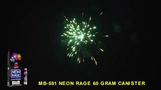 NEON RAGE 60 GRAM CANISTER SHELLS MB-581