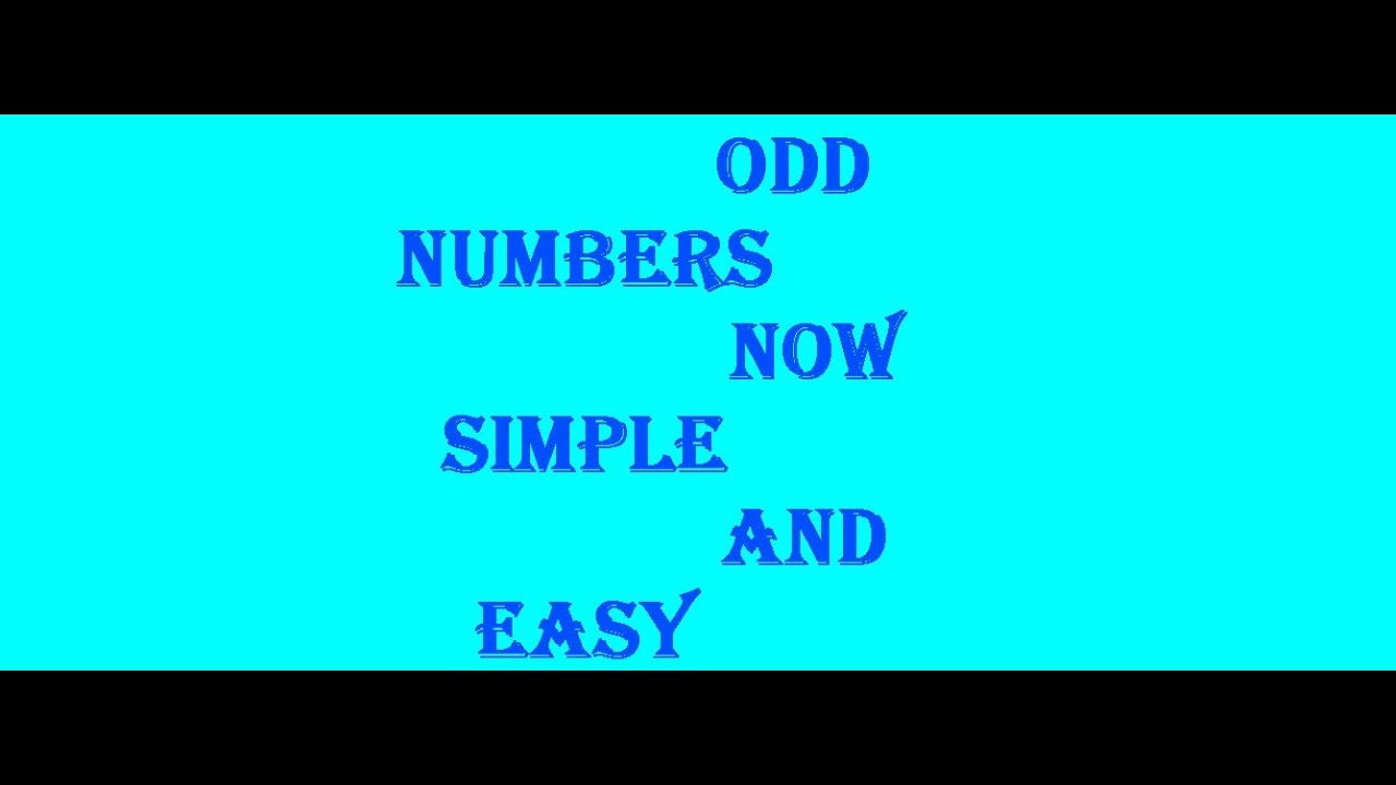 odd-number-visham-sankhya-odd-number-sikhe-what-is-odd-number-odd