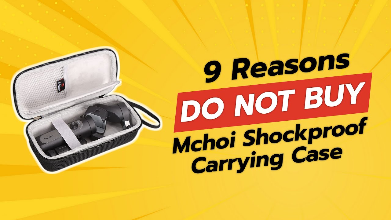 DON T BUY Mchoi Shockproof Carrying Case BEFORE WATCHING THIS VIDEO 9 Reasons 