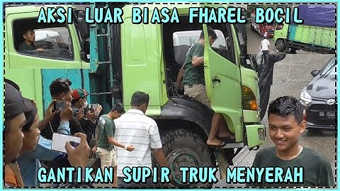 Pantas Viral, Aksi Luar Biasa Fharel Gantikan Supir Truk Hino Menyerah di Tanjakan Sitinjau Lauik