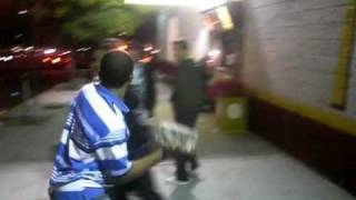 street fight kid looks like Chris Brown