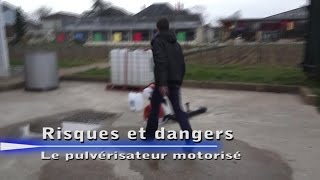 Risques et Dangers - Utilisation du matériel Viticole - Pulvérisateur motorisé