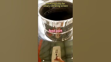 introduction to rotary vibrating screen details #machine #vibratingscreen #sorting #classification