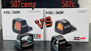 [ChannelMo'sBase]  เลือกใช้ดอท Holosun 507Comp หรือ 507c อันไหนดีกว่ากันน!?