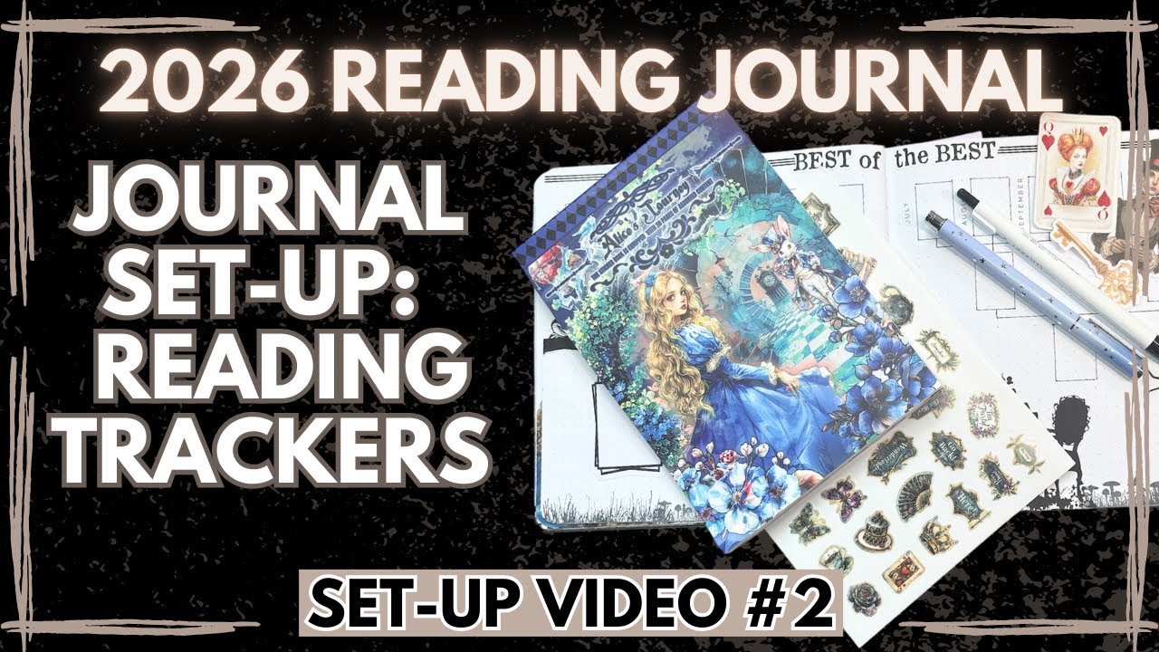 2026 Reading Journal Setup Pt. 2: Yearly Trackers [Book Battle Spread]
