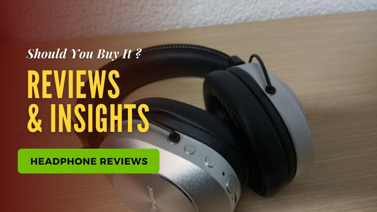the Pioneer SE-MS7BT-S Bluetooth Wireless Headphones | Important