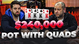 BIG POTS $200/$400 Cash Game POT LIMIT OMAHA | High Stakes Poker E08