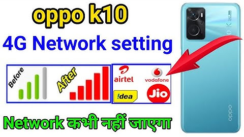 oppo k10 4G Volte Network settings || How to Solve 4G volte Network settings oppo k10