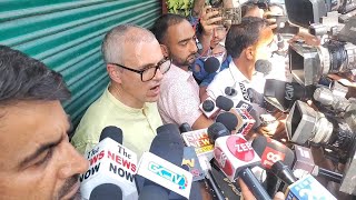 Had thought of speaking to reporters after receiving winning certificate from Baramulla: Omar