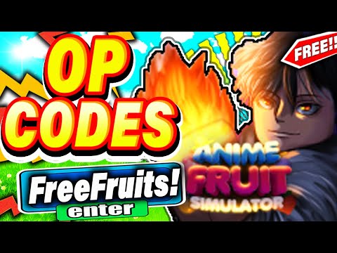 ALL NEW *FREE FRUITS* UPDATE CODES in ANIME FRUIT SIMULATOR CODES! (Anime  Fruit Simulator Codes) 