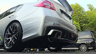 WRXSTI(VAB) 近藤エンジニアリングフルチタンマフラー(JQR認証)+HKSメタルキャタライザー