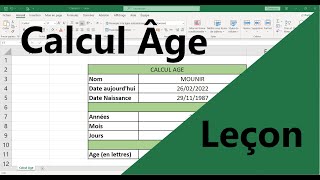 Comment calculer l'âge à partir de la date de naissance dans MS Excel | Calculateur d'âge dans Excel screenshot 4