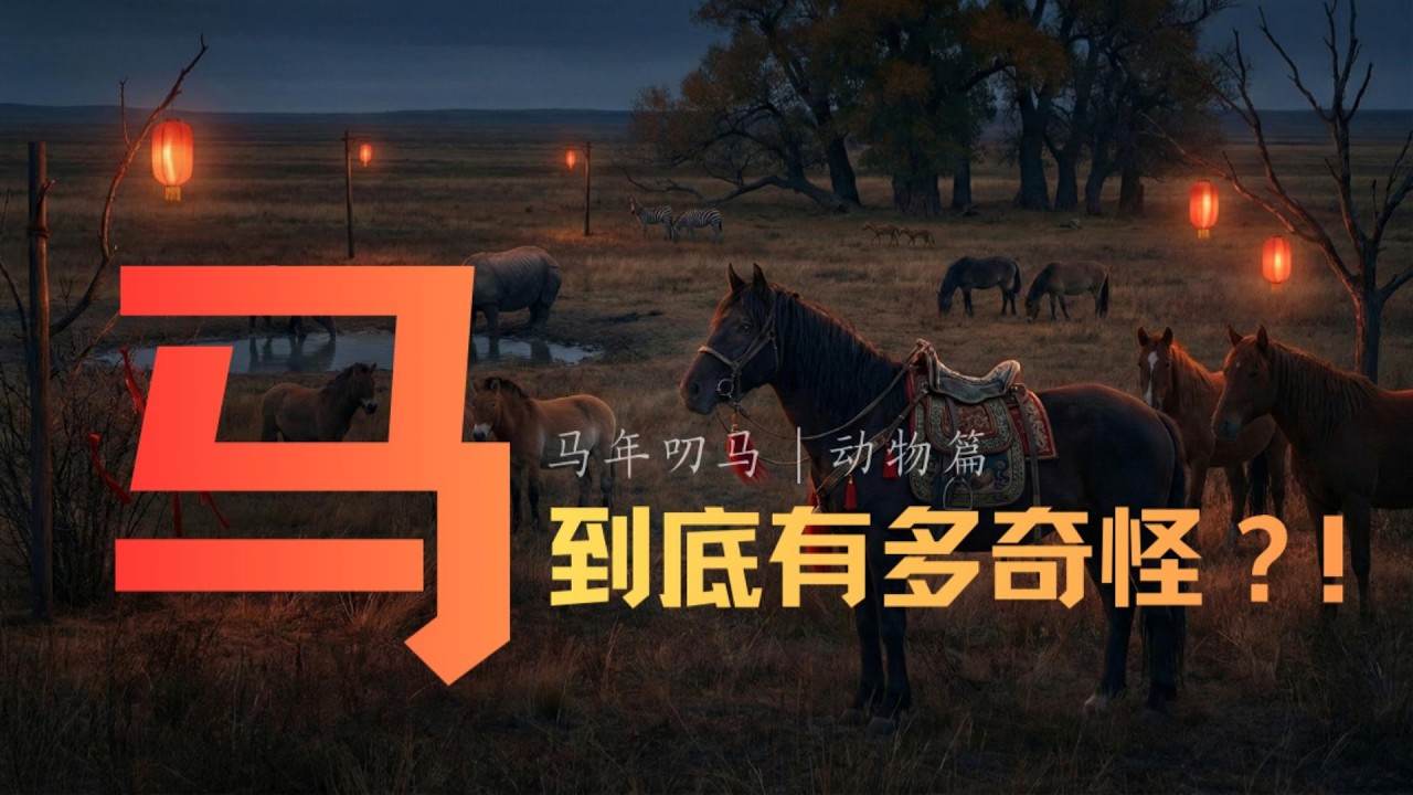 马，这种动物到底有多奇怪？｜生物｜播客｜原来是这样