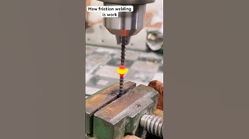 Friction welding #asmr #satisfyingvideo #asmrsounds