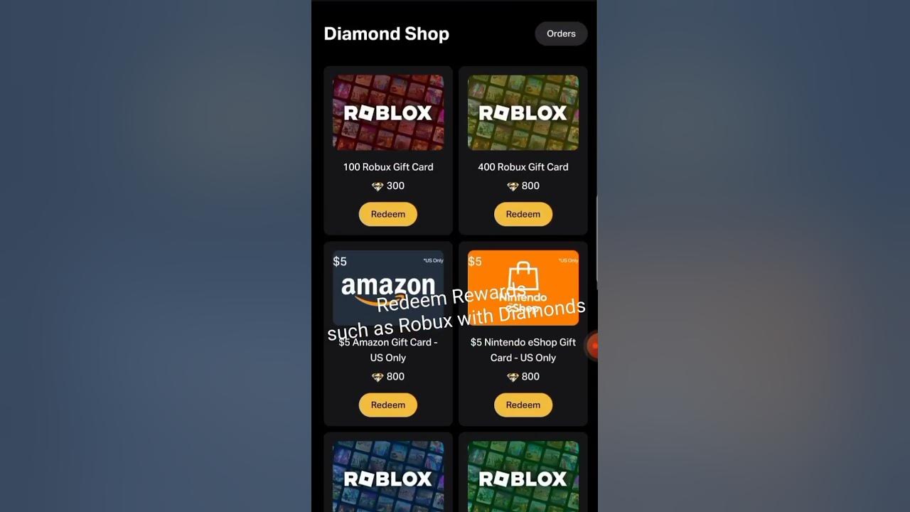 FreshCut on X: 💎 𝗗𝗶𝗮𝗺𝗼𝗻𝗱 𝗦𝗵𝗼𝗽 On top of tipping your favorite  creators, you can now spend your hard earned diamonds right here on things  like Robux, Nintendo Gift Cards,  Gift