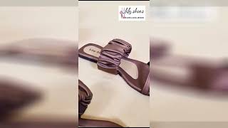 LILY SHOES - Soraya Sandal Wanita Selop / Slip Teplek Tali Untuk Di Rumah / Casual