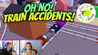 TRAIN ACCIDENTS ON ROBLOX! by Izzy's Toy Time 860,802 views 2 years ago 10 minutes, 38 seconds