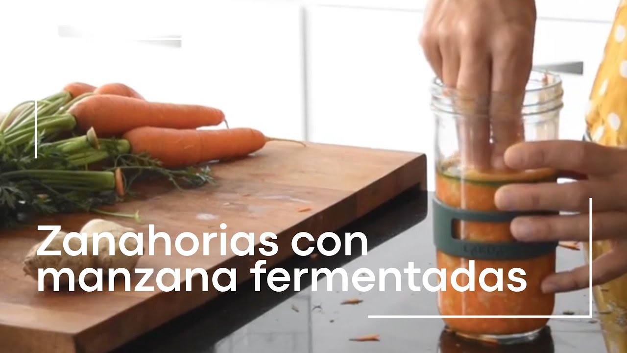 Receta de zanahorias con manzana fermentadas