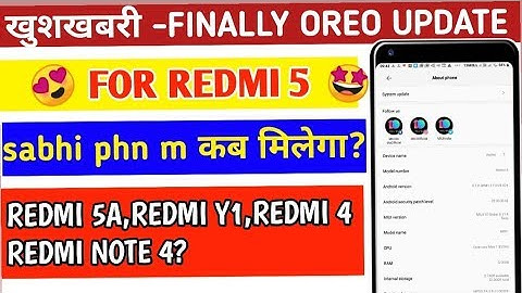 REDMI 5 OREO UPDATE FINALLY🔥 ALL FEATURE,PIP, FACEUNLOCK,AI MODE//SECOND MIUI 10 OREO UPDATE