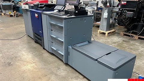 Konica Minolta Accuriopress C3080   digital production printing machine for sale   Gab Supplies Ltd