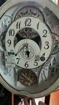 RHYTHM スモールワールドノエルNS (Small World Noel NS) Clock