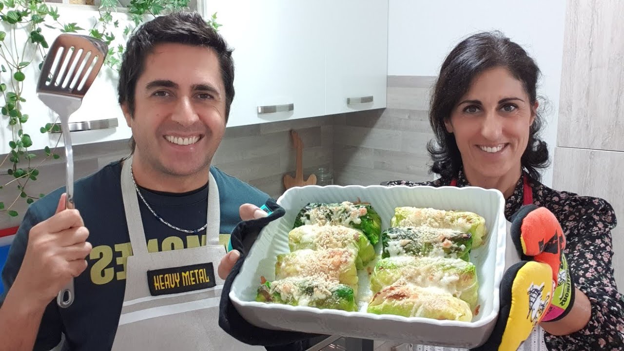 Involtini di verza ripieni - Ricetta