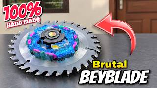 Download lagu I made 100% brutal beyblade using HARDWARE material | pocket toon