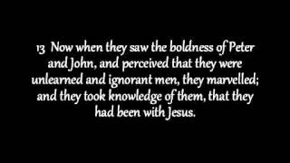 Acts of the Apostles Chapter 4 KJV AV Read Along