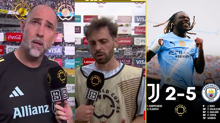 Man City DESTROY Juventus 5-2! 😱🔥 All Club World Cup Reactions & Interviews! 🔴🔴