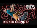 Essential Spray | Should Your Home Climbing Wall Have a Kicker or Not?
